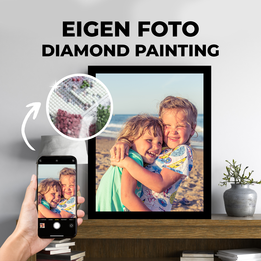 ARTULIO Diamond Painting Eigenes Foto – 30x40 Cm, 5D Kristalle, Personalisiert