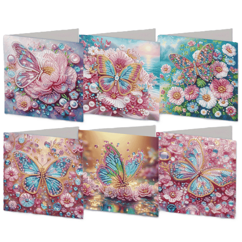 TZUNI Schmetterling Diamond Painting Kits, 12 Stück Diamond Painting TZUNI Schmetterling Diamond Painting Kits, 12 Stück Diamond Painting