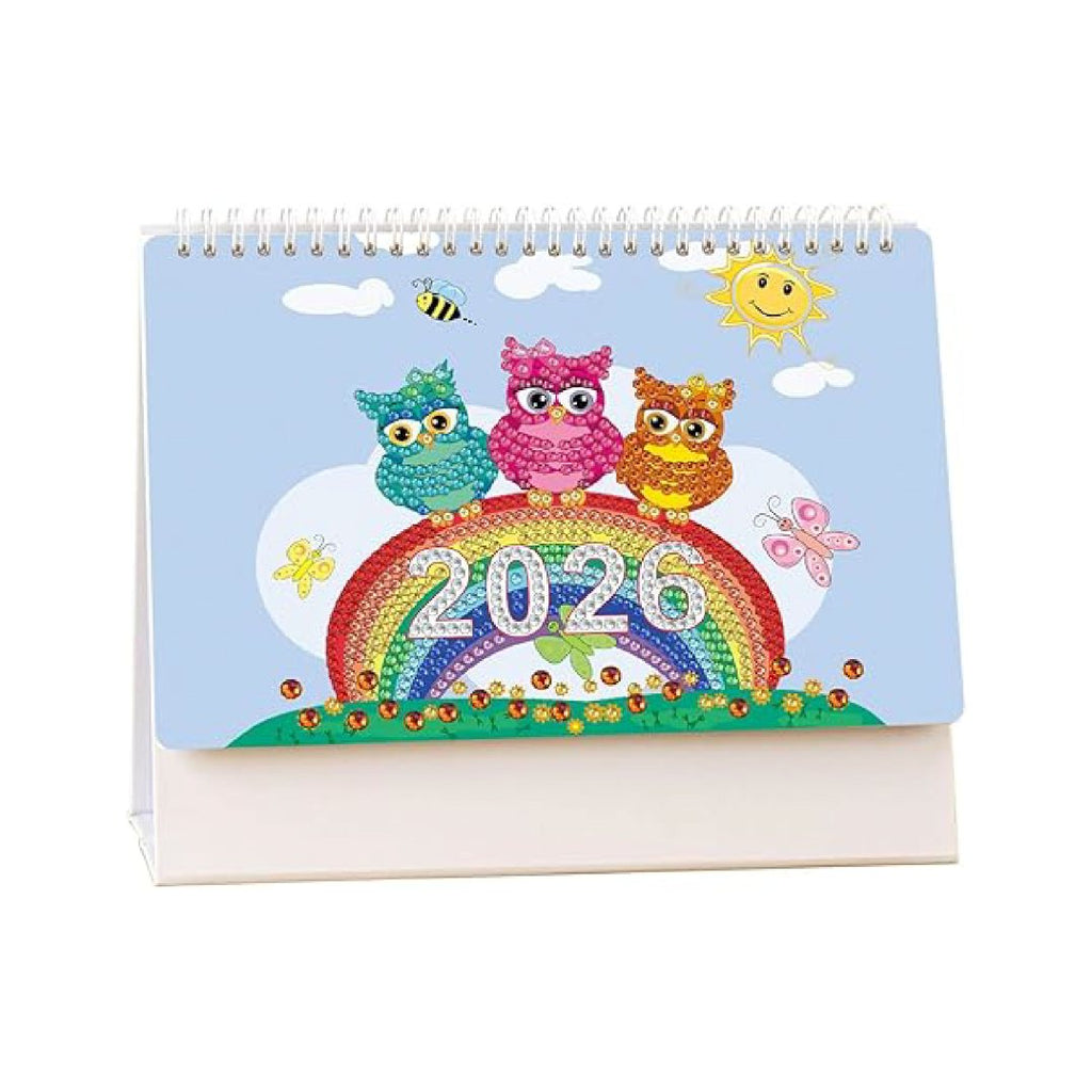 2026 Diamond Painting Bureaukalender - Uilen Editie-Diamond Painting