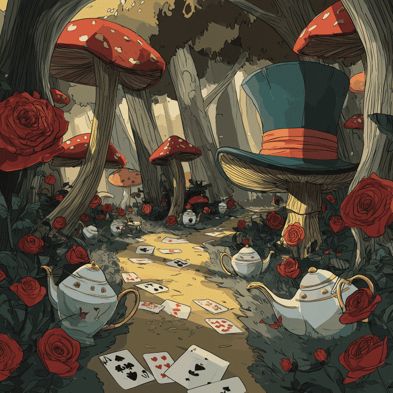 Wonderland-Diamond Painting