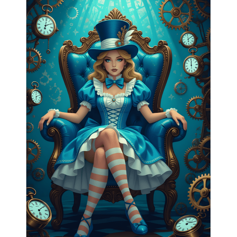 Tijddame-Diamond Painting