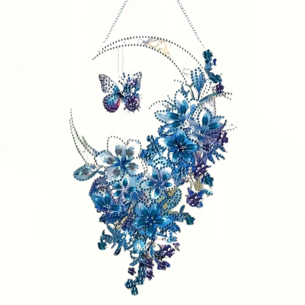 Diamond Painting Dromenvanger – Vlinder & Bloemen-Diamond Painting