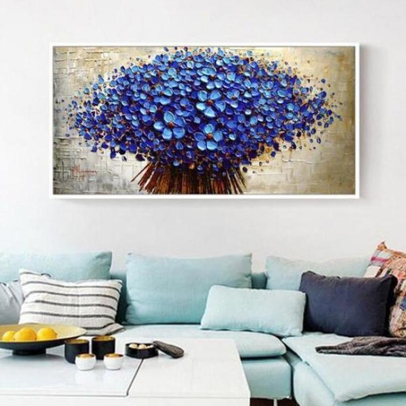 Bos blauwe bloemen v.a. 50x100cm Diamond painting | Eigen foto | Dieren | Kopen | Dikke dames | Action | Nederland | Steentjes | Diamant | Diamond Painting Expert