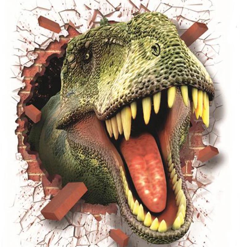 T-rex Diamond painting | Eigen foto | Dieren | Kopen | Dikke dames | Action | Nederland | Steentjes | Diamant | Diamond Painting Expert